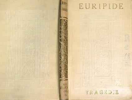 Tragedie. vol 2 - Euripide - copertina