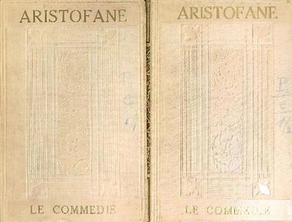 commedie. 2vv - Aristofane - copertina