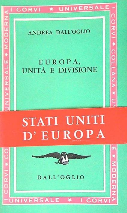 Europa, unità e divisione - Andrea Dall'Oglio - copertina