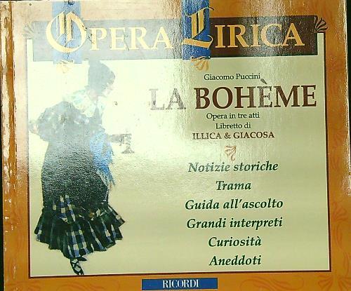 Boheme - La storia - Giacomo Puccini - copertina
