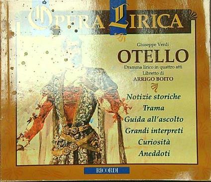 Otello - La storia - Giuseppe Verdi - copertina