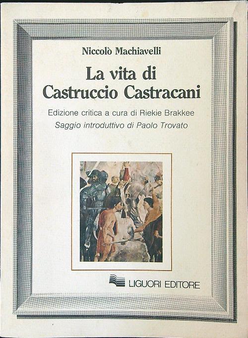 vita di Castruccio Castracani - N. Machiavelli - copertina