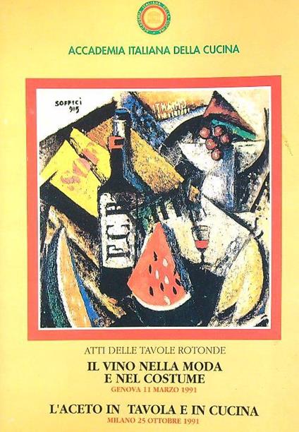 vino nella moda e nel costume - L'aceto in tavola e in cucina - copertina