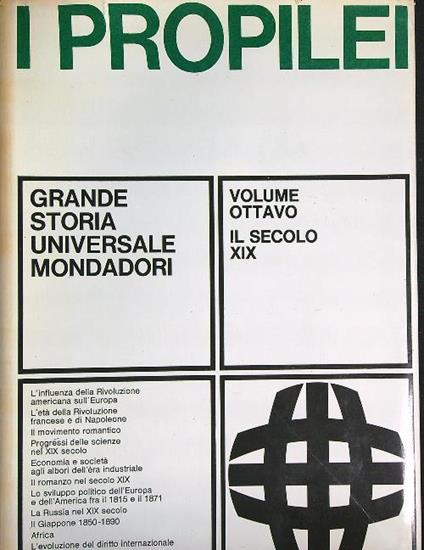 Propilei. Vol 8 - copertina