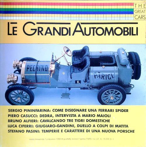Grandi Automobili. Numero 27 Primavera 1989 - copertina
