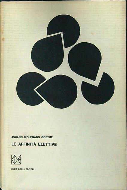 affinità elettive - Johann Wolfgang Goethe - copertina