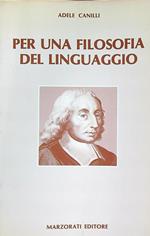 Per una filosofia del linguaggio
