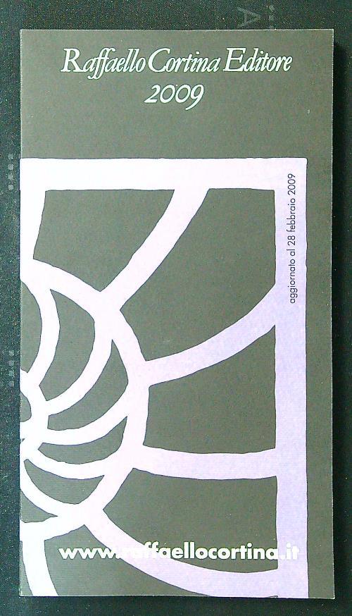 Raffaello Cortina editore 2009