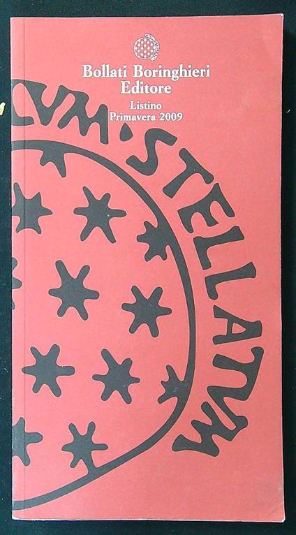 Bollati Boringhieri Editore listino primavera 2009 - copertina