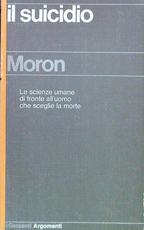 suicidio - Pierre Moron - copertina