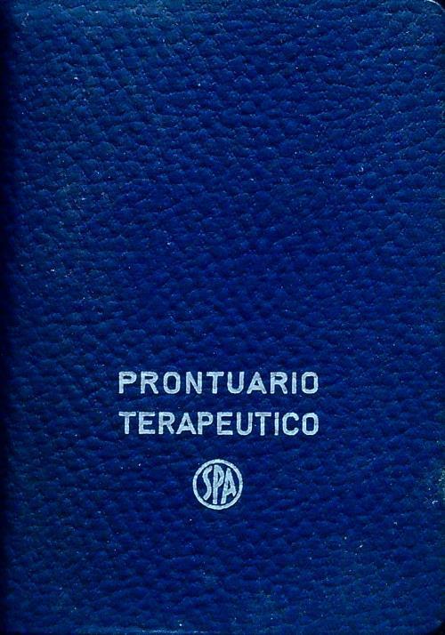 Prontuario terapeutico - copertina