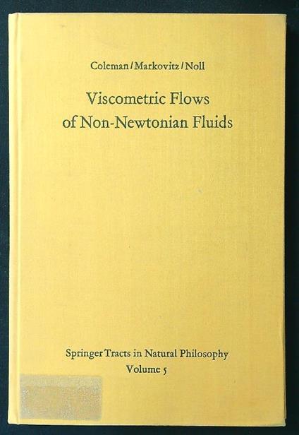 Viscometric Flows of Non-Newtonian Fluids - copertina