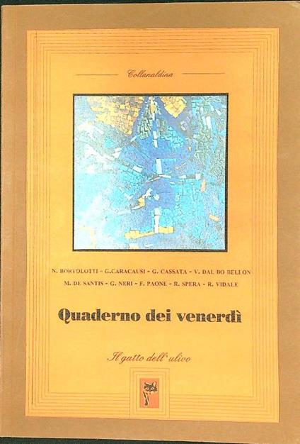 Quaderno dei venerdì - copertina