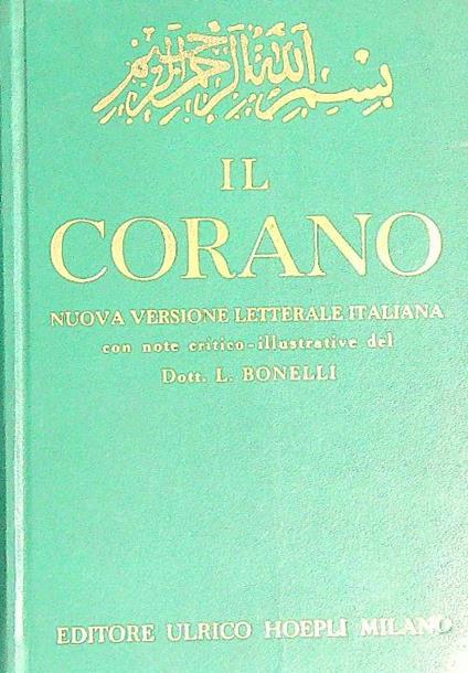 corano - L. Bonelli - copertina