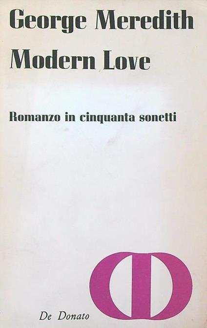 Modern Love - George Meredith - copertina