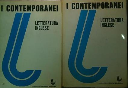 contemporanei. Letteratura inglese 2voll - copertina