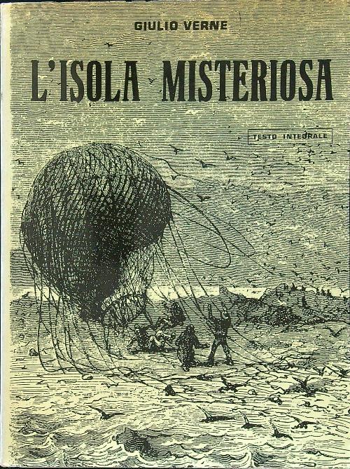 isola misteriosa - Jules Verne - copertina
