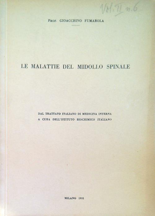 malattie del midollo spinale