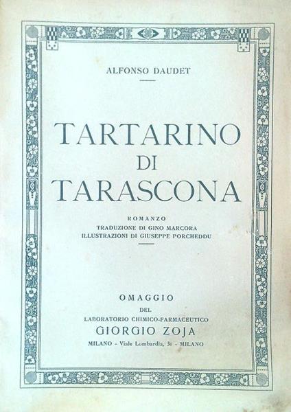 Tartarino di Tarascona - Alphonse Daudet - copertina