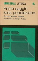 Primo saggio sulla popolazione
