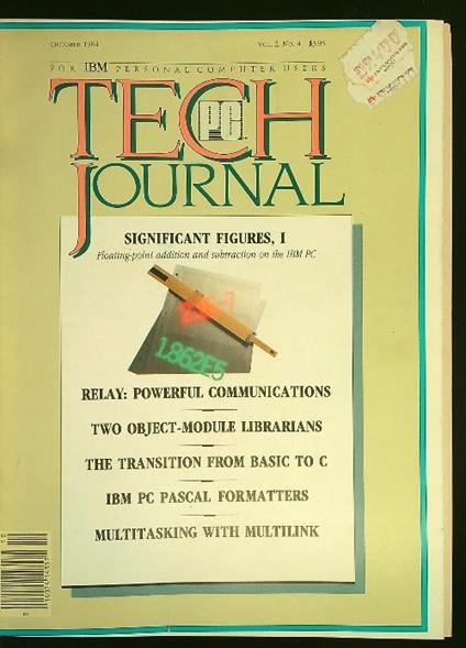 PC Tech Journal annate varie - copertina