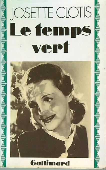 temps vert - Josette Clotis - copertina