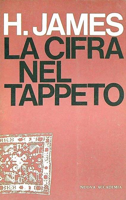 cifra nel tappeto - H. James - copertina