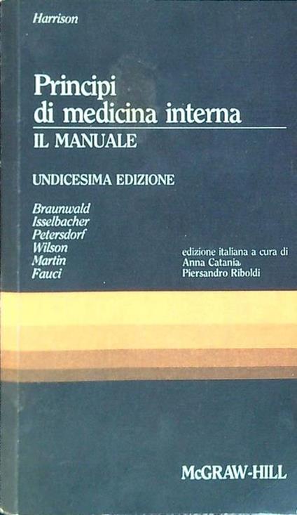 Principi di medicina interna. Il Manuale - copertina