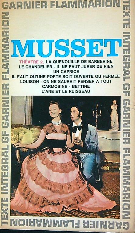 Theatre 2 - Alfred Musset - copertina