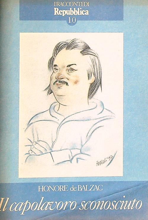 capolavoro sconosciuto - Honoré de Balzac - copertina