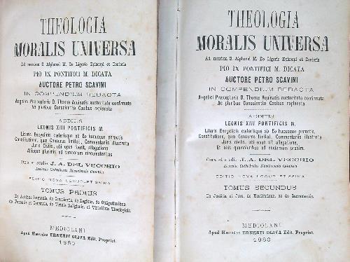 Theologia moralis universa 2 VV
