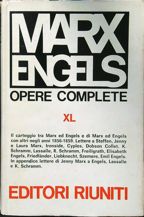 Opere complete XL