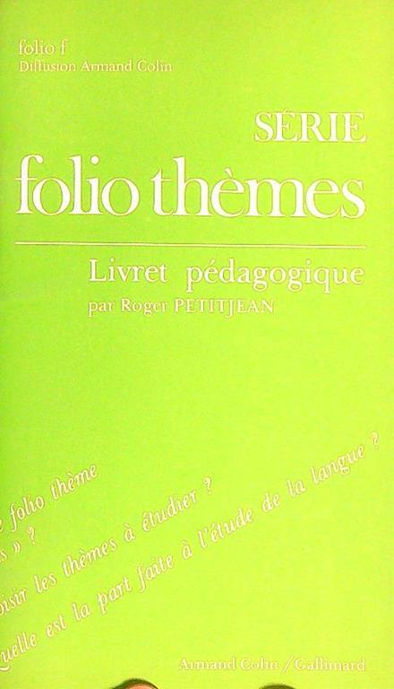 Niveau 1. Livret pedagogique - Roger Petitjean - copertina