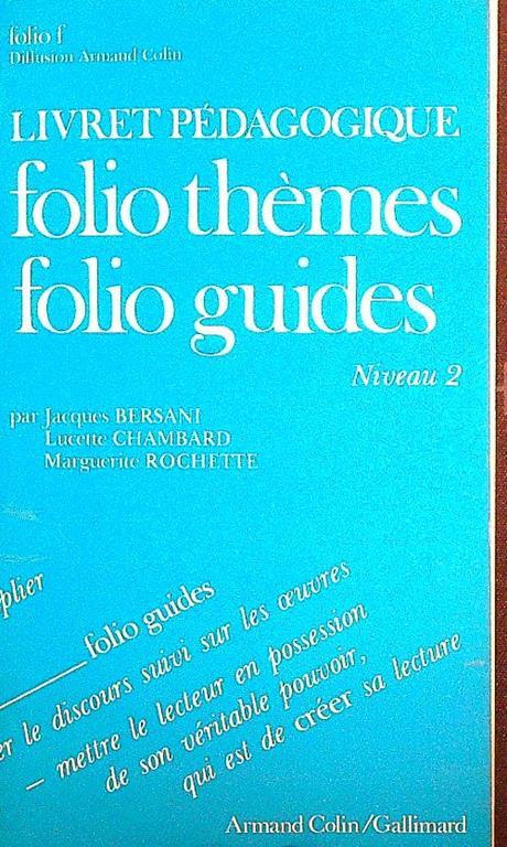 Livret pedagogique. Folio themes - Folio Guides. Niveau 2 - copertina