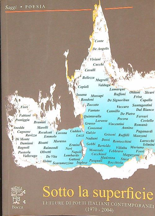 Sotto la superficie. Letture di poeti italiani contemporanei (1970-2004)