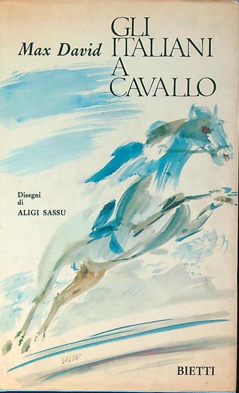 italiani a cavallo - Max David - copertina