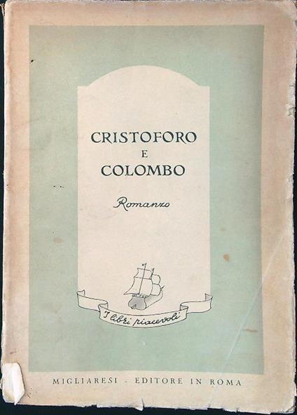 Cristoforo e Colombo - Anonima - copertina