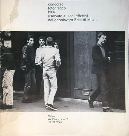 Concorso fotografico 1966 riservato ai soci effettivi del dopolavoro Enel di Milano - copertina
