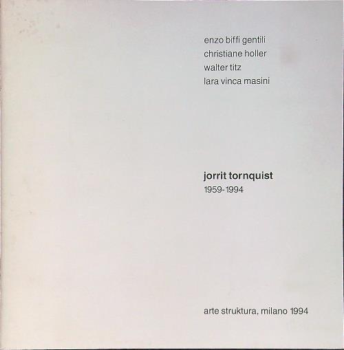 Jorrit Tornquist. 1959 - 1994 - copertina