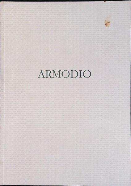 Armodio. Opere recenti, novembre - dicembre 2001 - copertina