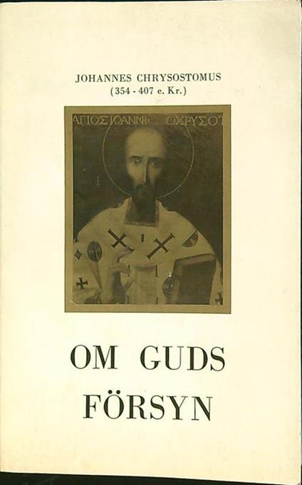 Om Guds Forsyn - Johannes Chrysostomus - copertina