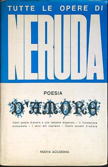 Poesia d'amore - Pablo Neruda - copertina