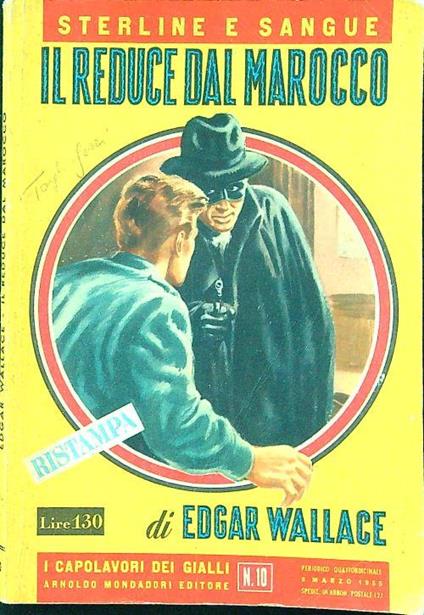 reduce dal Marocco - Edgar Wallace - copertina