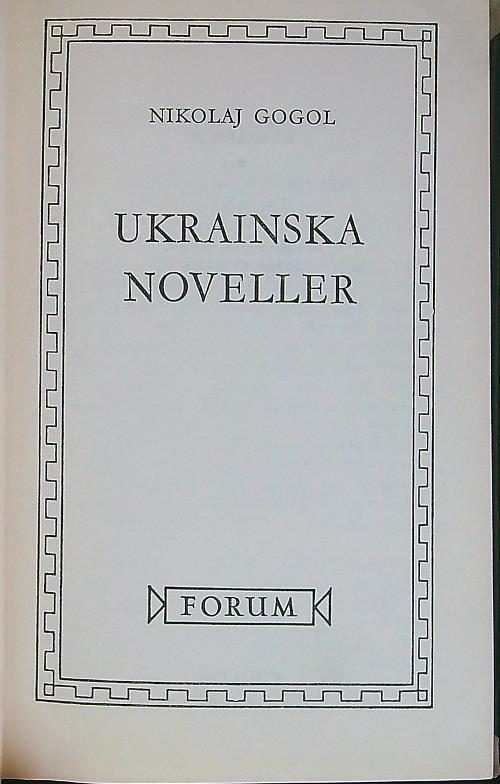 Ukrainska Noveller