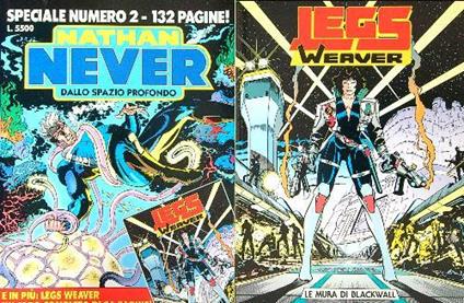 Nathan Never. Dallo spazio profondo. Speciale n. 2 + Legs Weaver/ 2 voll - copertina