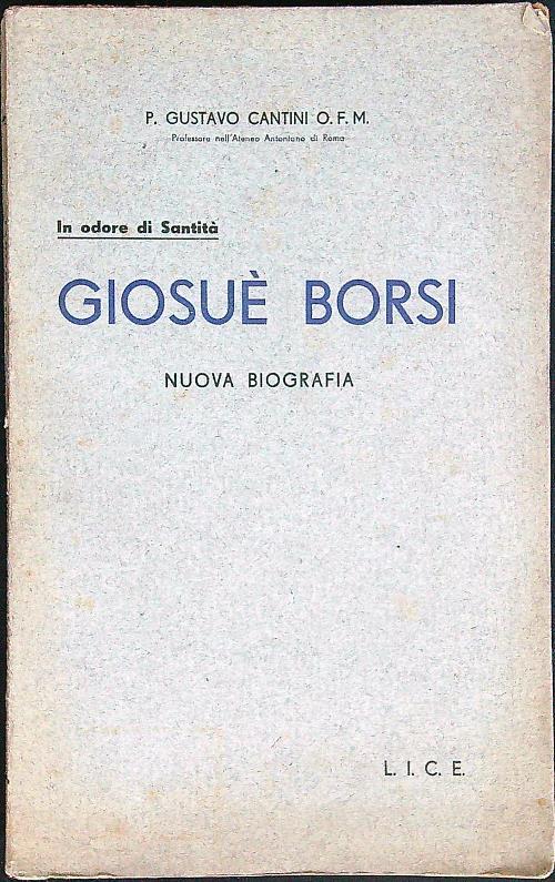 Giosuè Borsi. Nuova Biografia