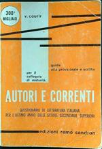 Autori e correnti