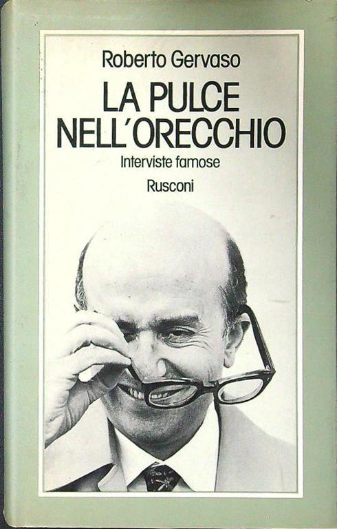 pulce nell'orecchio (autografato) - Roberto Gervaso - copertina