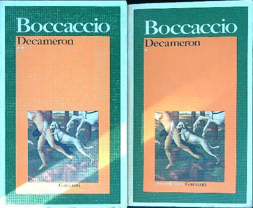 Decameron 2 voll - Giovanni Boccaccio - copertina