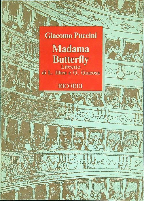Madama butterfly - Giacomo Puccini - copertina